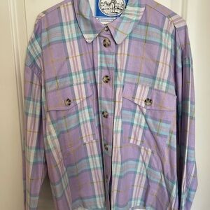 Wild Fable Purple Plaid Shirt